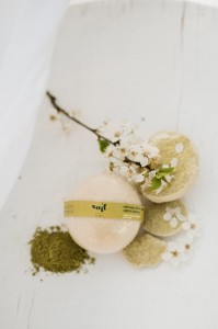 Relaksująca kula do kąpieli Green Matcha