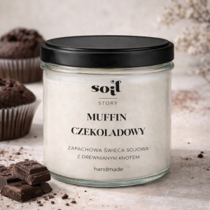 Muffin Czekoladowy świeca sojowa